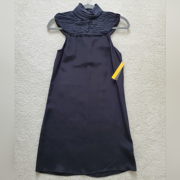 Alice + Olivia Black Silk Collar Dress szXS - Picture 16 of 16